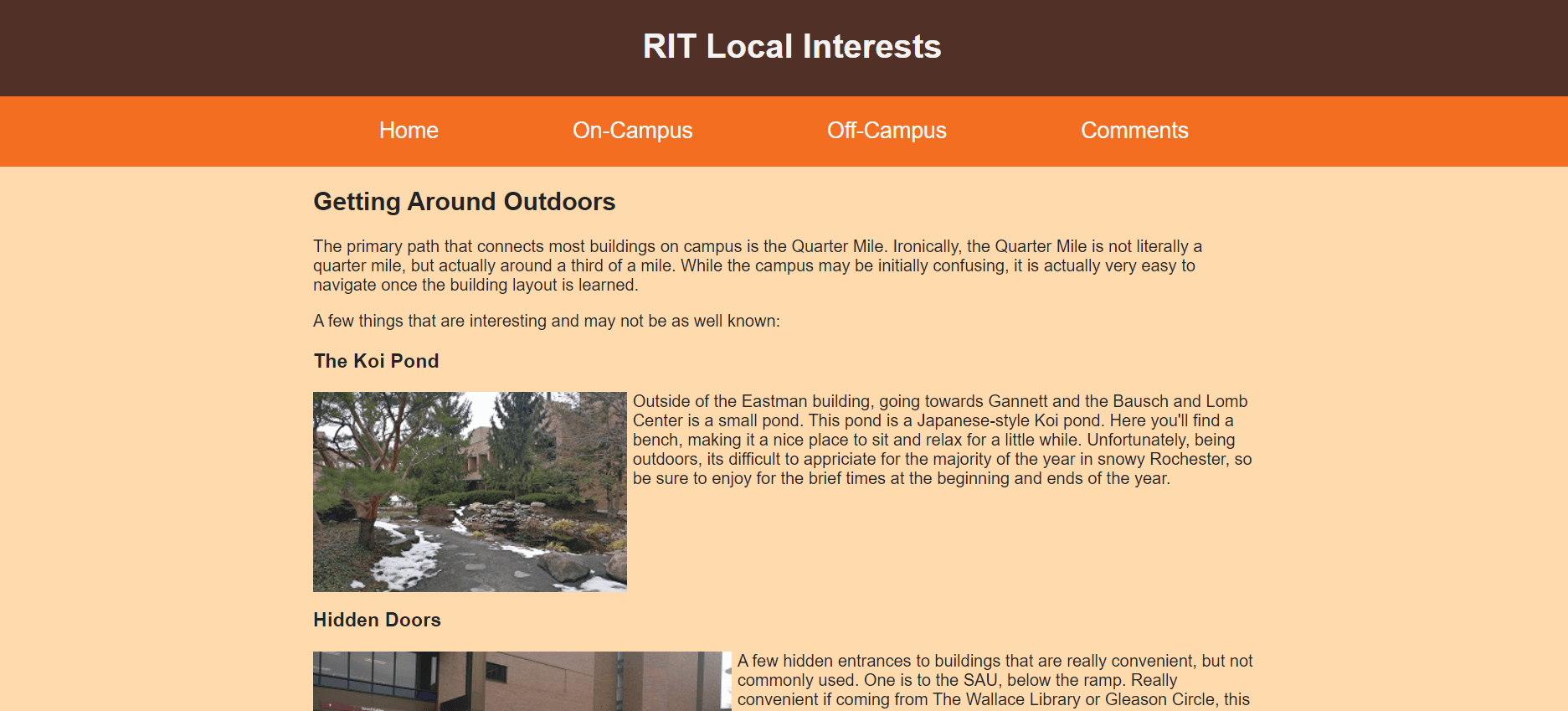 RIT Local Interests