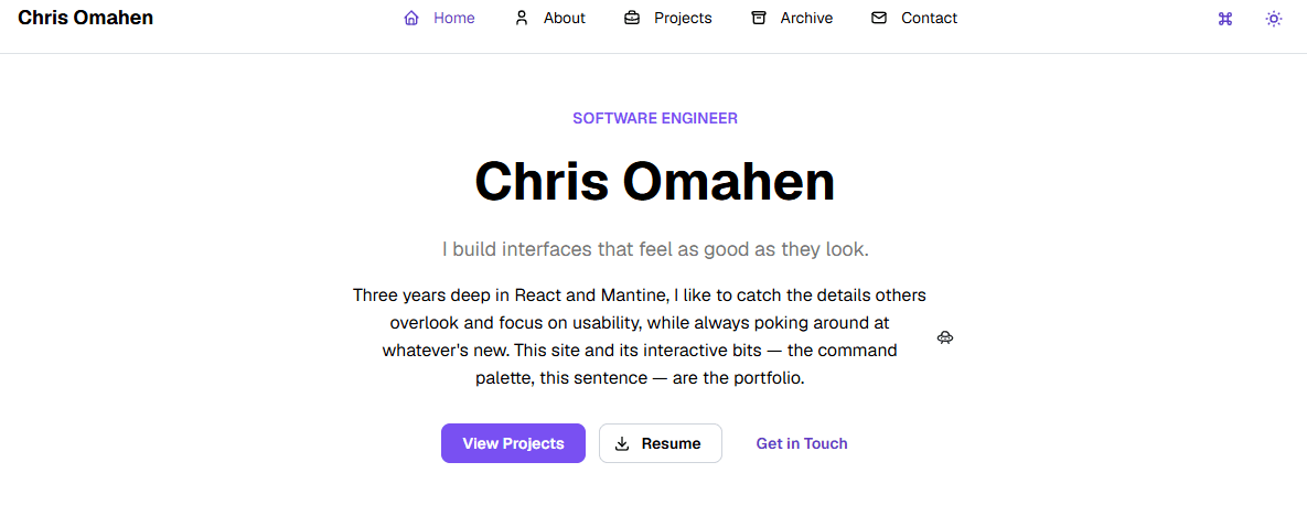 This Portfolio